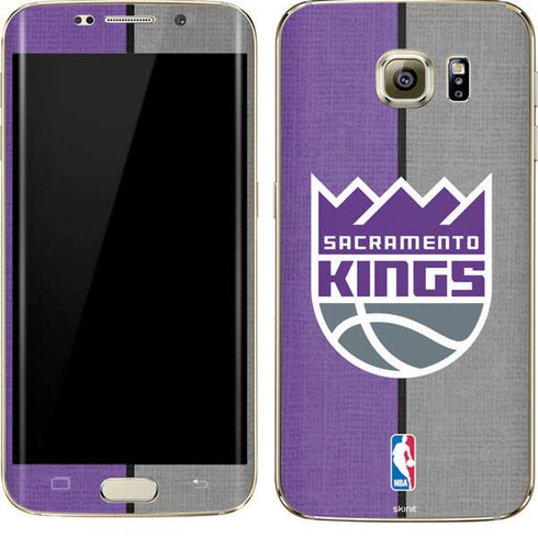 NBA Sacramento Kings Split Canvas Galaxy S7 Edge Skin