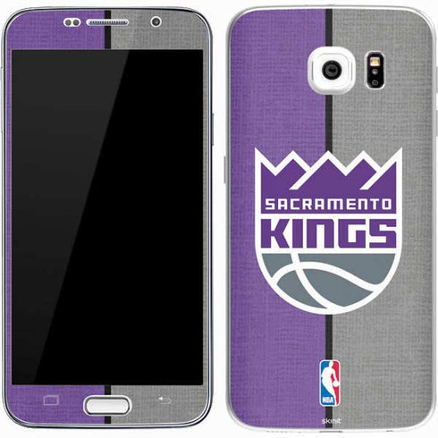 NBA Sacramento Kings Split Canvas Galaxy S7 Skin