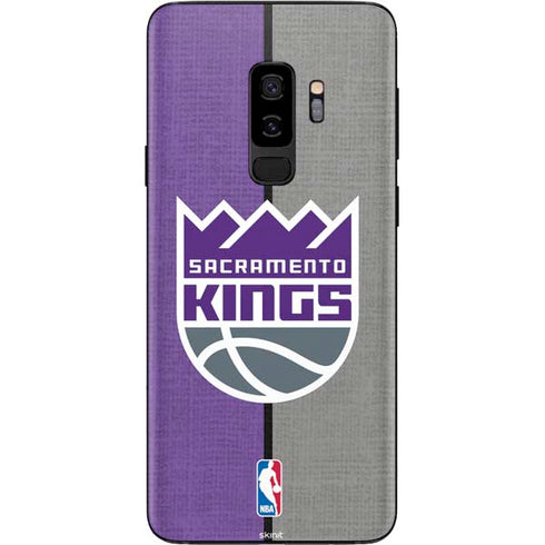 NBA Sacramento Kings Split Canvas Galaxy S9 Plus Skin