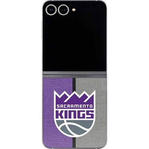 NBA Sacramento Kings Split Canvas Galaxy Z Flip6 Skin
