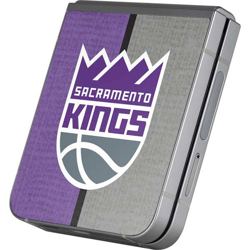 NBA Sacramento Kings Split Canvas Galaxy Z Flip6 Skin