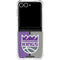 NBA Sacramento Kings Split Canvas Galaxy Z Flip7 Clear Case