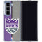 NBA Sacramento Kings Split Canvas Galaxy Z Fold5 5G Clear Case