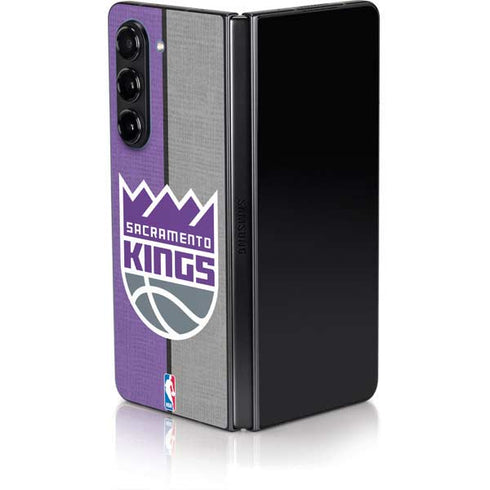 NBA Sacramento Kings Split Canvas Galaxy Z Fold5 5G Skin