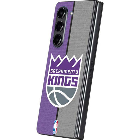 NBA Sacramento Kings Split Canvas Galaxy Z Fold5 5G Skin