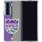NBA Sacramento Kings Split Canvas Galaxy Z Fold6 Clear Case