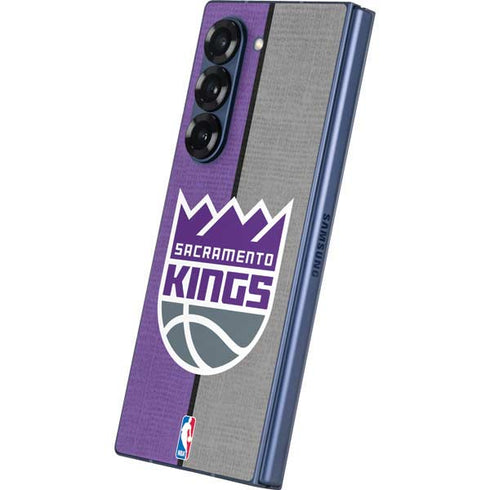 NBA Sacramento Kings Split Canvas Galaxy Z Fold6 Skin