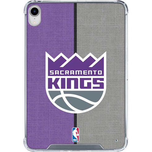 NBA Sacramento Kings Split Canvas iPad 11th Gen (2025) Clear Case
