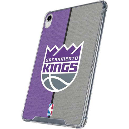 NBA Sacramento Kings Split Canvas iPad 11th Gen (2025) Clear Case
