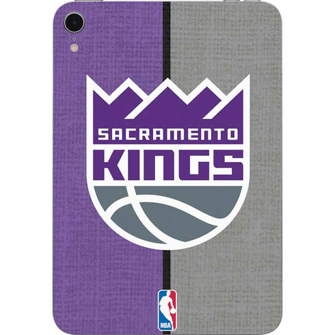 NBA Sacramento Kings Split Canvas Apple iPad Mini Skin