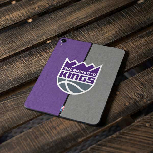 NBA Sacramento Kings Split Canvas Apple iPad Pro Skin