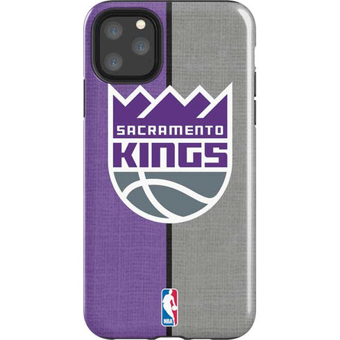 NBA Sacramento Kings Split Canvas iPhone Cases