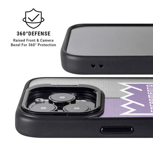 NBA Sacramento Kings Split Canvas iPhone 13 Pro Kickstand Case