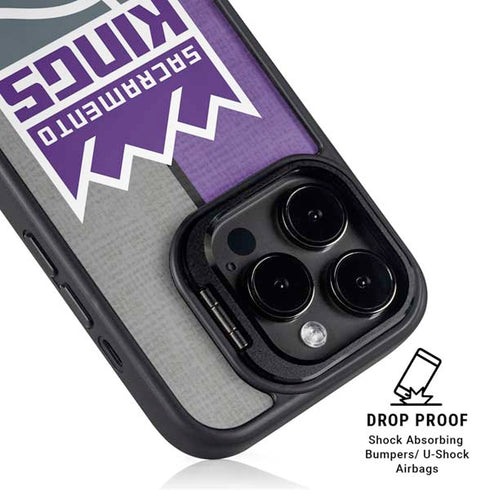 NBA Sacramento Kings Split Canvas iPhone 13 Pro Max Kickstand Case