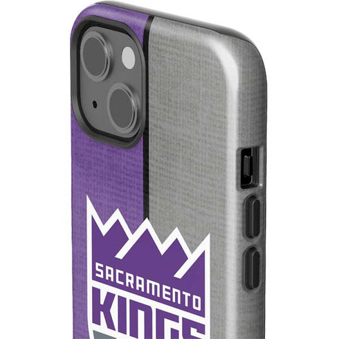 NBA Sacramento Kings Split Canvas iPhone 15 Impact Case