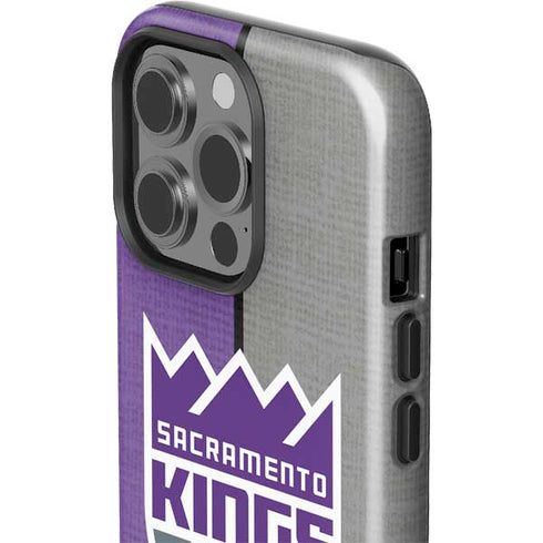 NBA Sacramento Kings Split Canvas iPhone 15 Pro Impact Case
