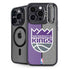 NBA Sacramento Kings Split Canvas iPhone 15 Pro Kickstand Case