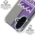 NBA Sacramento Kings Split Canvas iPhone 16 Clear Case