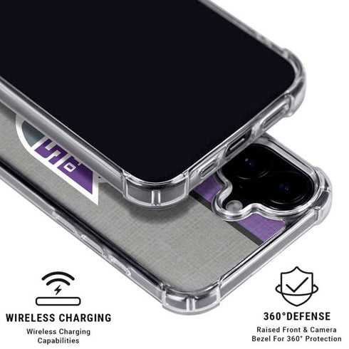 NBA Sacramento Kings Split Canvas iPhone 16 Plus MagSafe Case
