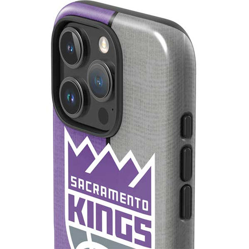 NBA Sacramento Kings Split Canvas iPhone 16 Pro Impact Case
