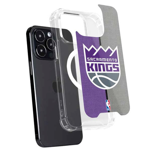 NBA Sacramento Kings Split Canvas iPhone 16 Pro MagSafe Case