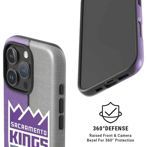 NBA Sacramento Kings Split Canvas iPhone 16 Pro Max Magsafe Impact Case