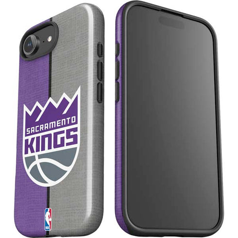 NBA Sacramento Kings Split Canvas iPhone 16e Impact Case