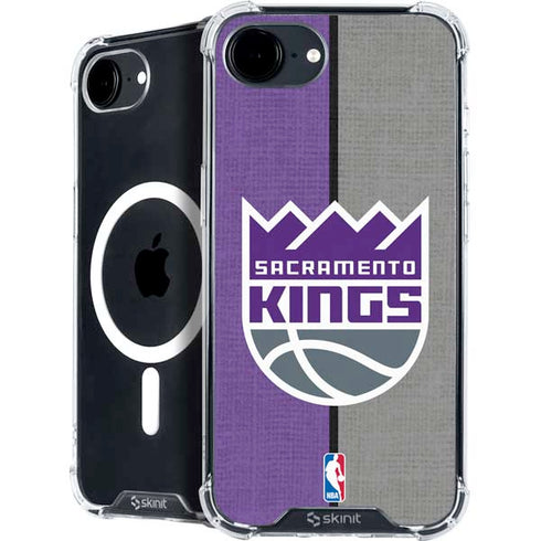 NBA Sacramento Kings Split Canvas iPhone 16e MagSafe Case
