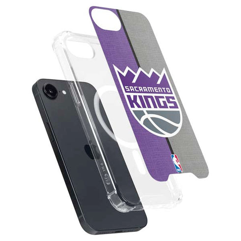 NBA Sacramento Kings Split Canvas iPhone 16e MagSafe Case