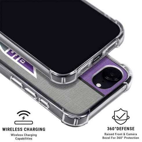 NBA Sacramento Kings Split Canvas iPhone 16e MagSafe Case