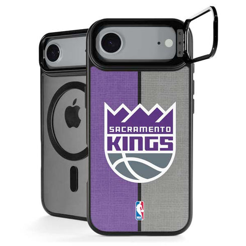 NBA Sacramento Kings Split Canvas iPhone 17 Air Kickstand Case