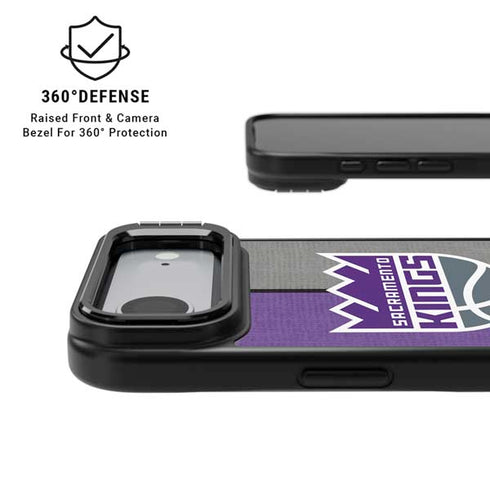 NBA Sacramento Kings Split Canvas iPhone 17 Air Kickstand Case
