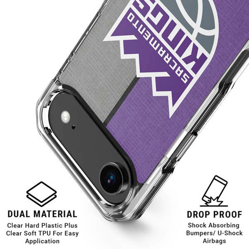 NBA Sacramento Kings Split Canvas iPhone 17 Air MagSafe Case