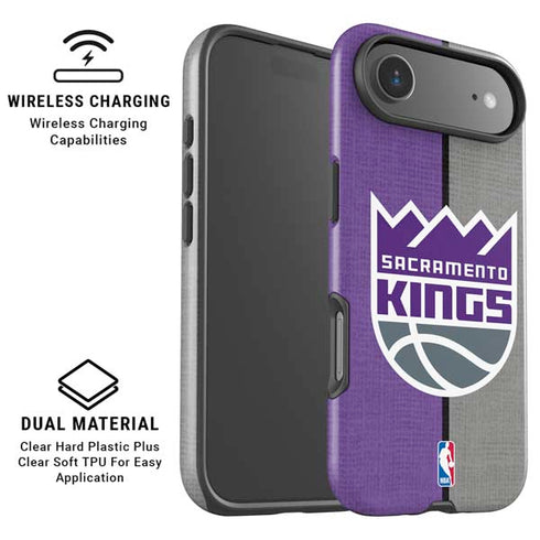 NBA Sacramento Kings Split Canvas iPhone 17 Air Magsafe Impact Case