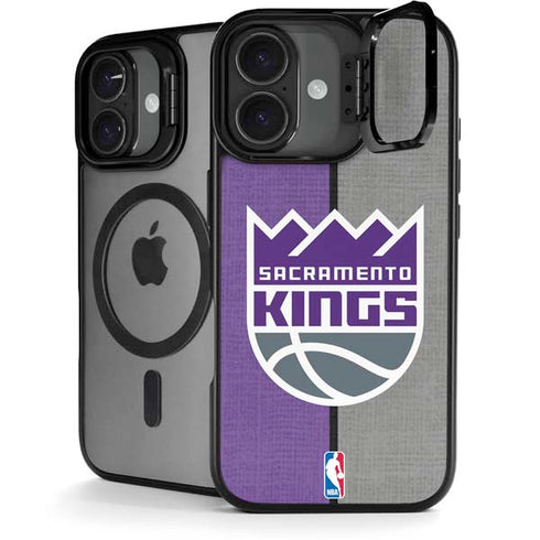 NBA Sacramento Kings Split Canvas iPhone 17 Kickstand Case