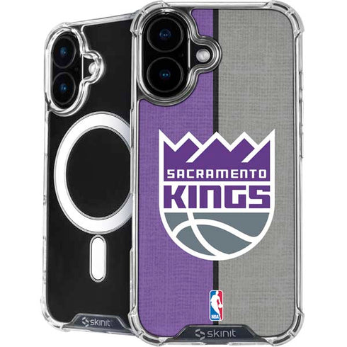 NBA Sacramento Kings Split Canvas iPhone 17 MagSafe Case