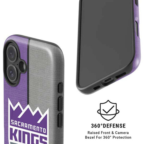 NBA Sacramento Kings Split Canvas iPhone 17 Magsafe Impact Case