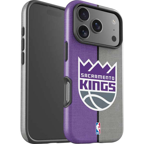NBA Sacramento Kings Split Canvas iPhone 17 Pro Impact Case
