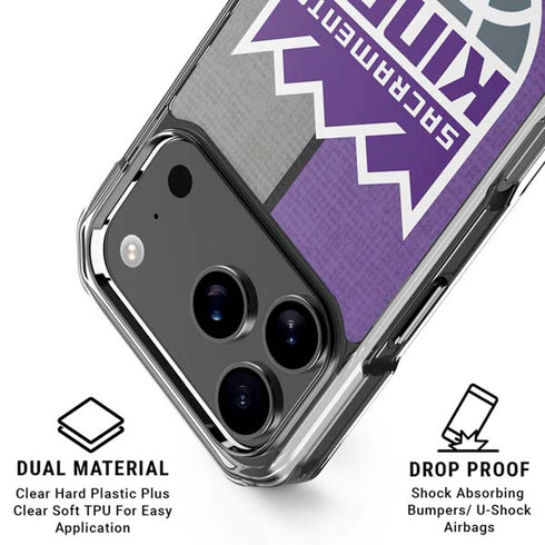 NBA Sacramento Kings Split Canvas iPhone 17 Pro MagSafe Case