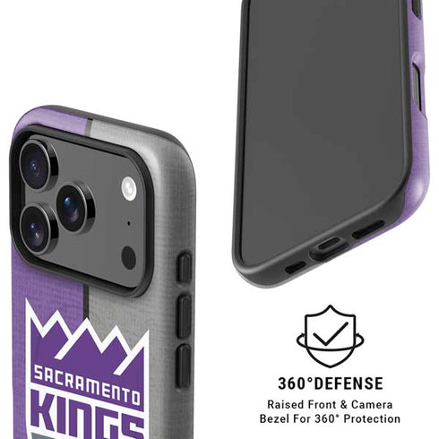 NBA Sacramento Kings Split Canvas iPhone 17 Pro Magsafe Impact Case
