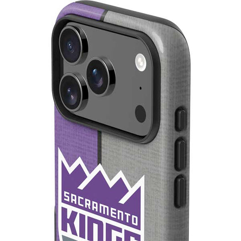 NBA Sacramento Kings Split Canvas iPhone 17 Pro Max Impact Case