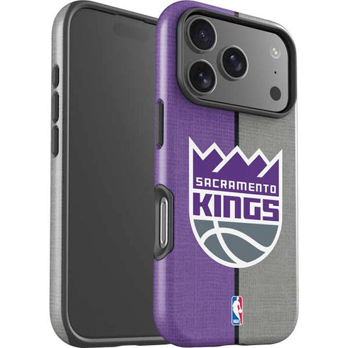 NBA Sacramento Kings Split Canvas iPhone 17 Pro Max Impact Case