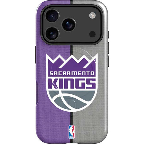 NBA Sacramento Kings Split Canvas iPhone 17 Pro Max Magsafe Impact Case