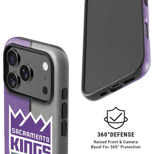 NBA Sacramento Kings Split Canvas iPhone 17 Pro Max Magsafe Impact Case
