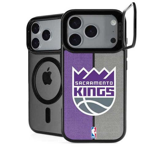 NBA Sacramento Kings Split Canvas iPhone 18 Pro Max Kickstand Case