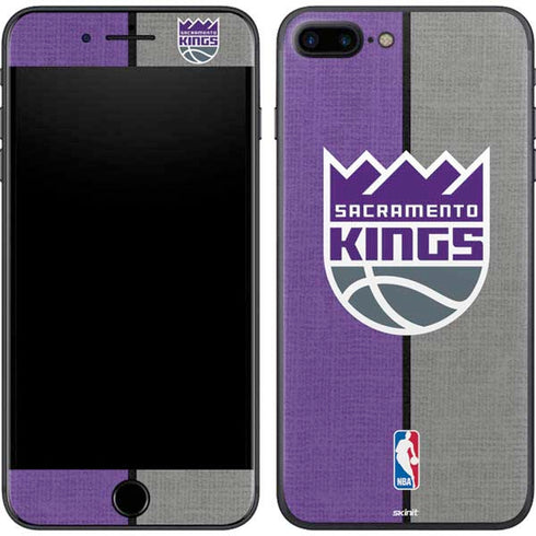 NBA Sacramento Kings Split Canvas iPhone 8 Plus Skin
