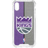 NBA Sacramento Kings Split Canvas iPhone XS Clear Case