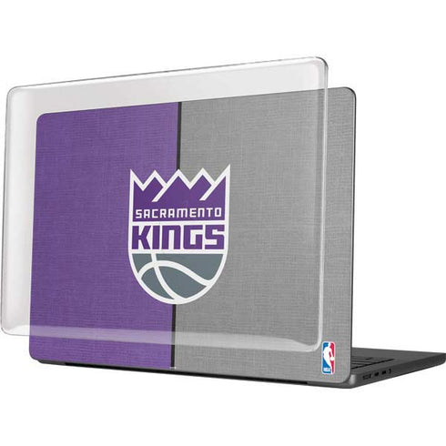 NBA Sacramento Kings Split Canvas MacBook Pro 14in (2021-24) Case plus Skin