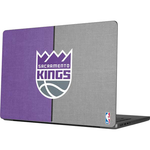 NBA Sacramento Kings Split Canvas Apple MacBook Pro 14-inch Skin