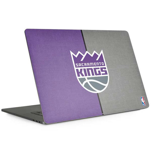 NBA Sacramento Kings Split Canvas MacBook Skins